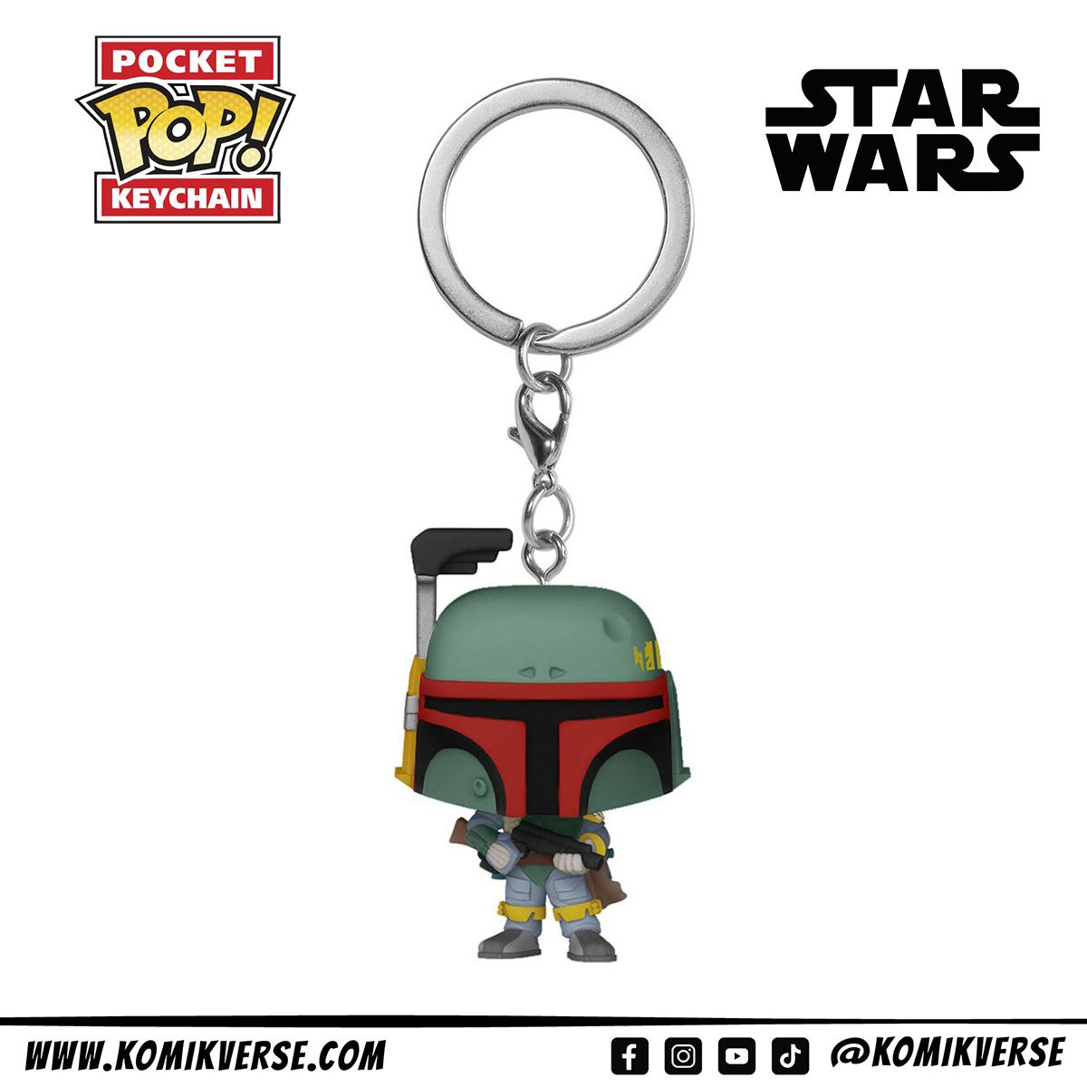 Funko Star Wars Boba Fett Pocket POP! Keychain