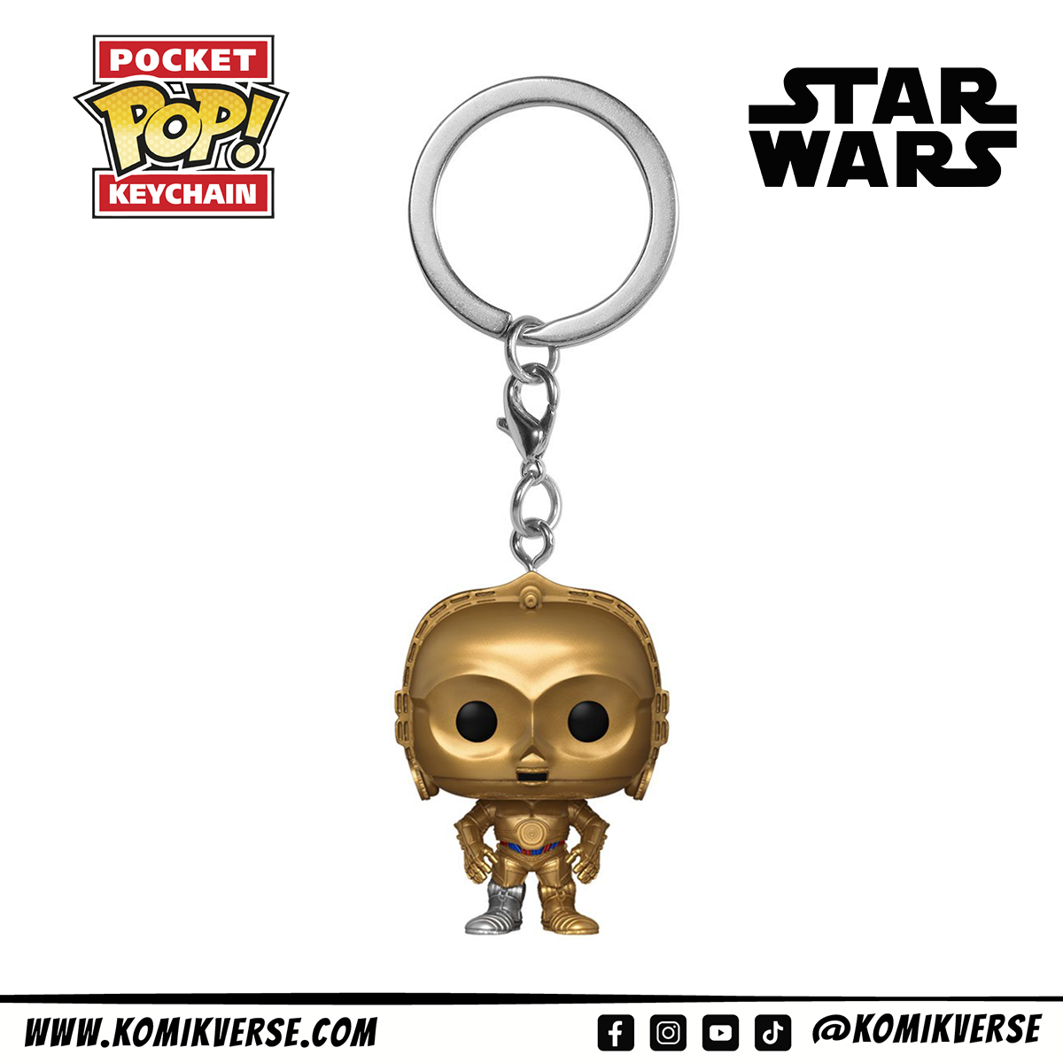 Funko Star Wars 3-CPO Pocket POP! Keychain