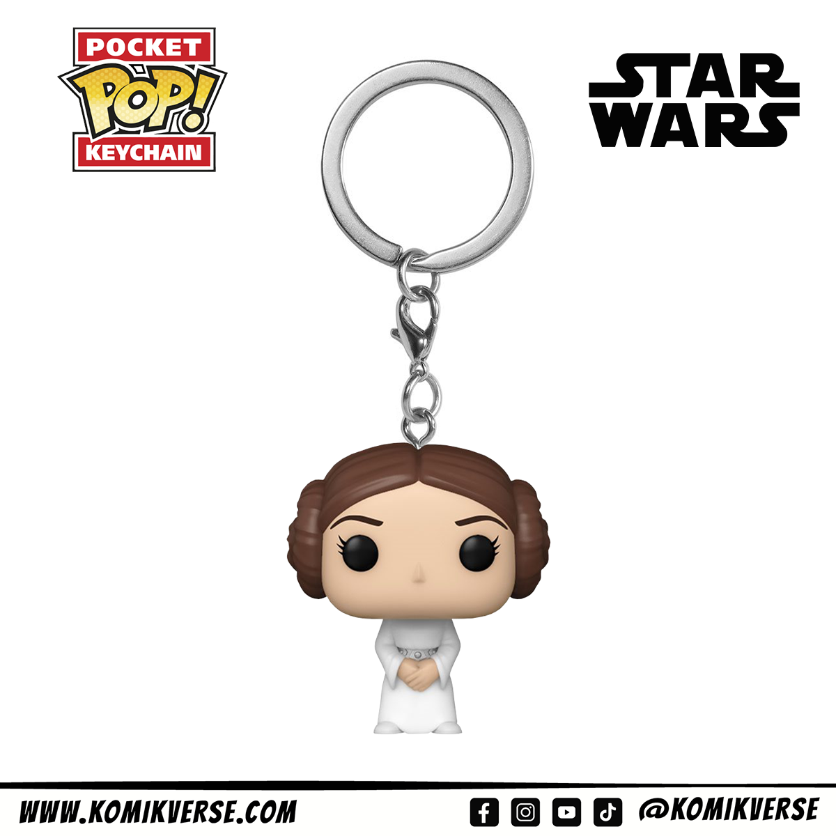 Funko Star Wars Princess Leia Pocket POP! Keychain