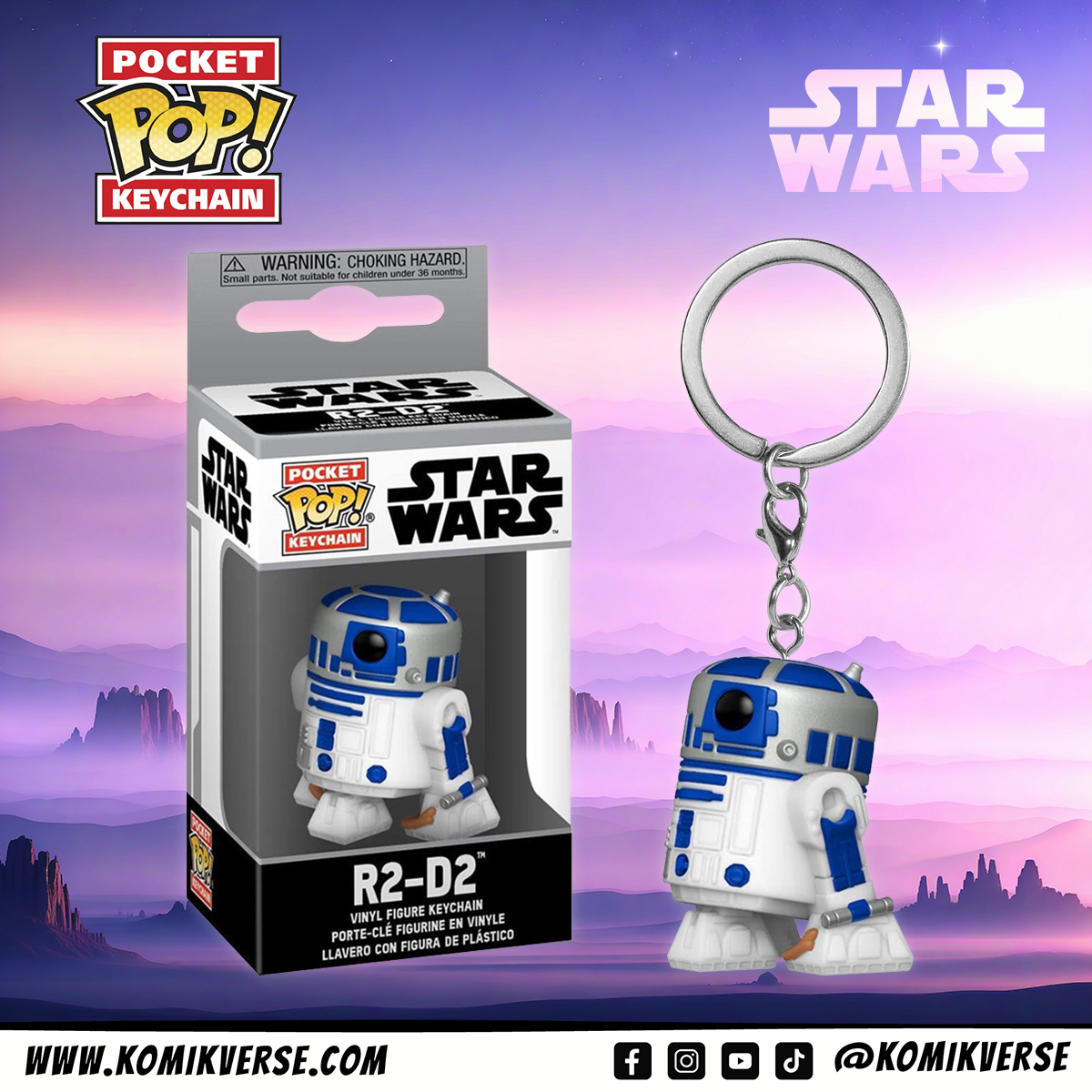 Funko Star Wars R2-D2 Pocket POP! Keychain